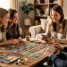 Un coffret de jeu de cartes fantasy pour débutants disposé sur une table, prêt pour une partie conviviale entre amis.